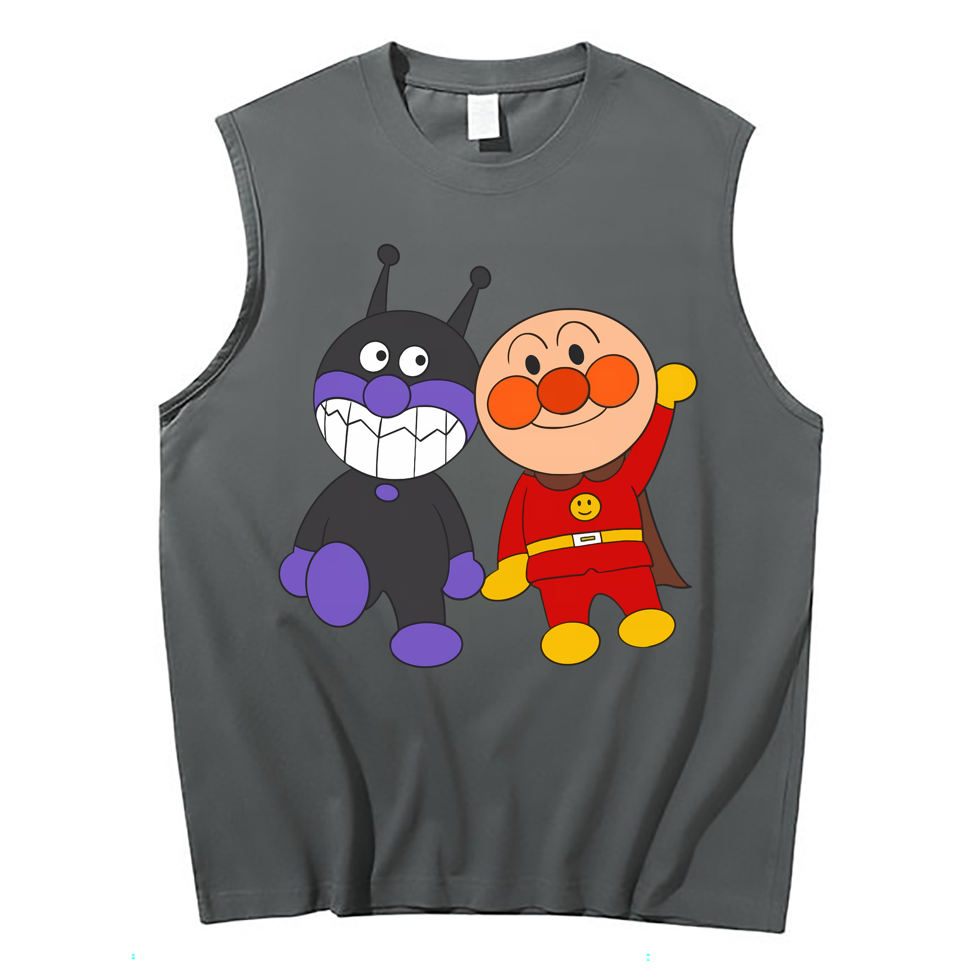 （画像用） アンパンマン Anpanman コットン100％タンクトップ（フロントプリント）